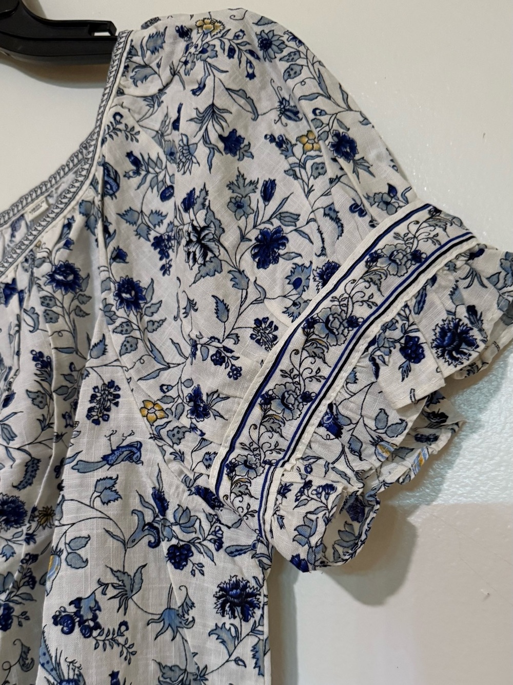 MAX STUDIO FLORAL PRINT BLOUSE - Picture 7 of 8